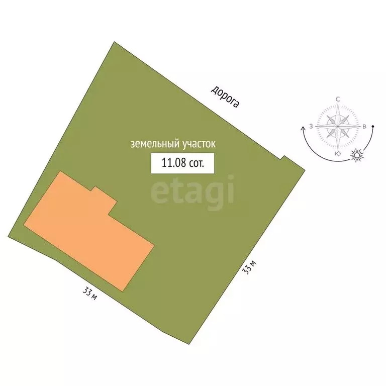 Дом в Якутск, Вилюйский тракт, 3-й километр (226 м) - Фото 0