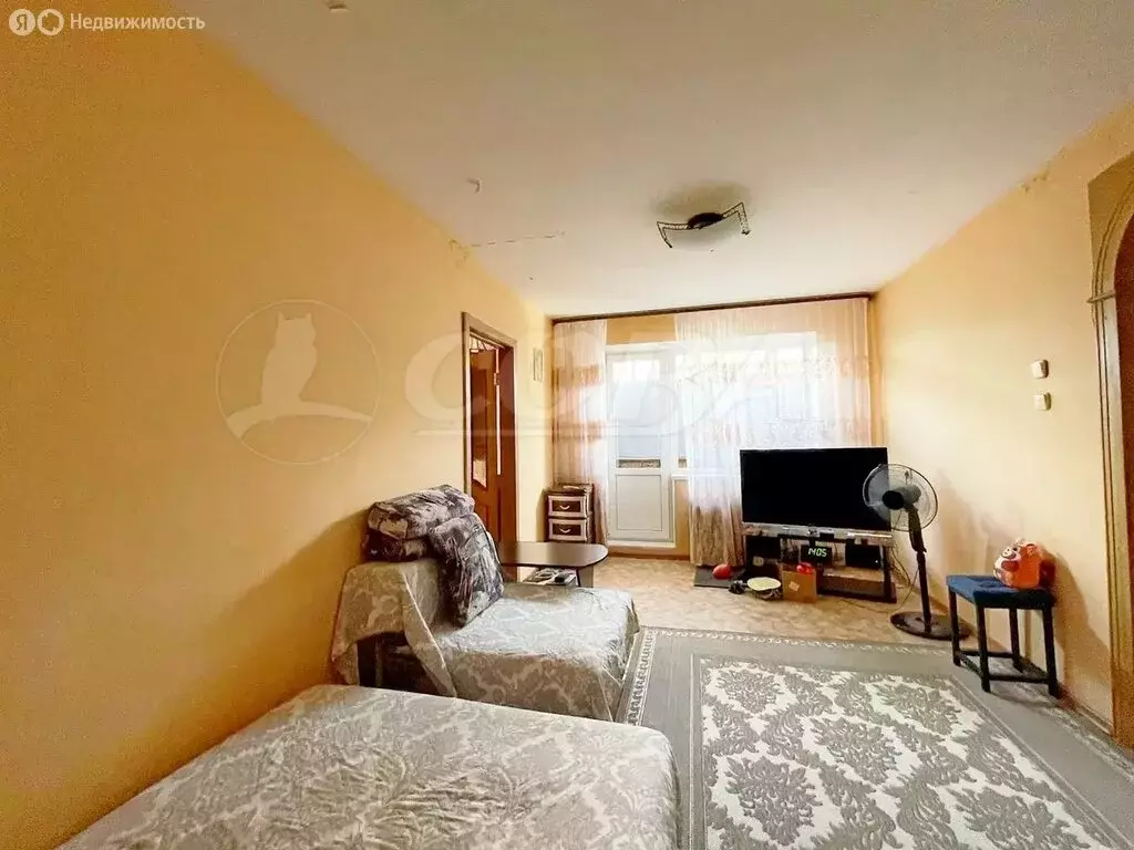 2-комнатная квартира: Тюмень, улица Пермякова, 4 (44 м) - Фото 1