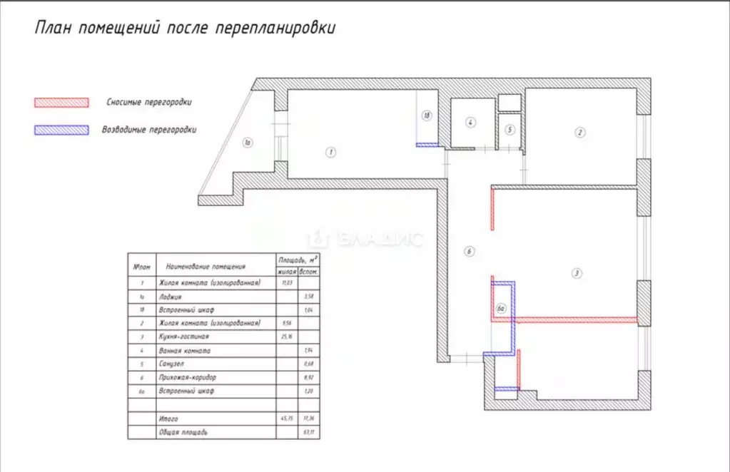 3-к кв. Москва Вешняковская ул., 22К2 (60.7 м) - Фото 1