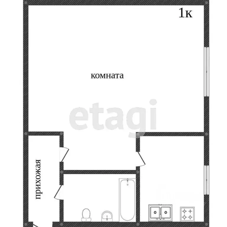 1-к кв. Ярославская область, Ярославль ул. Свердлова, 72 (31.0 м) - Фото 0