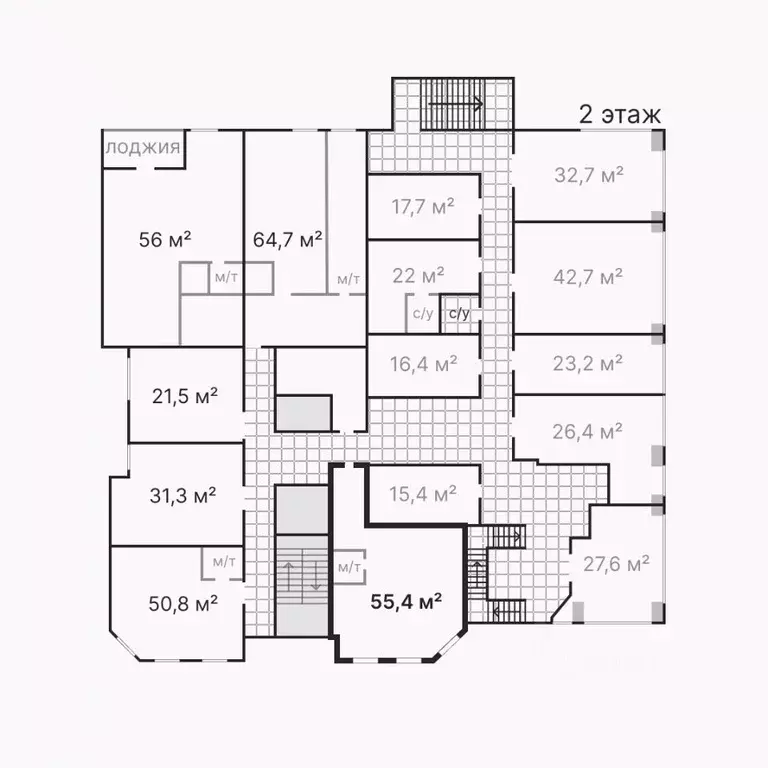 Офис в Тюменская область, Тюмень Олимпийская ул., 42к1 (55 м) - Фото 2