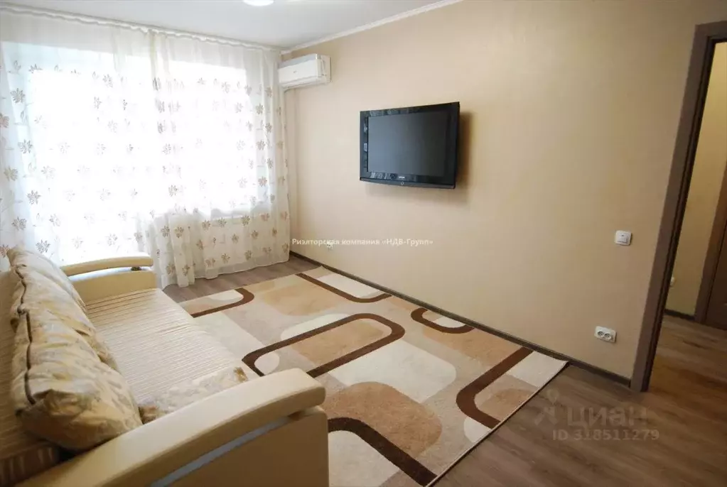 1-к кв. Хабаровский край, Хабаровск Ленинградская ул., 2А (35.0 м) - Фото 1