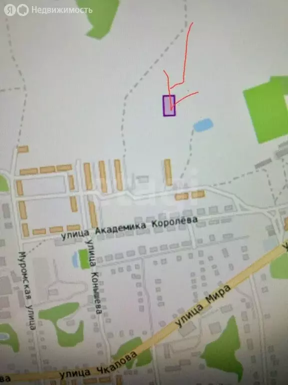 Участок в Меленки, микрорайон Черёмушки (15 м) - Фото 1