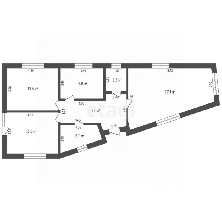 Дом в Ростовская область, Таганрог Пролетарская ул. (95 м) - Фото 1