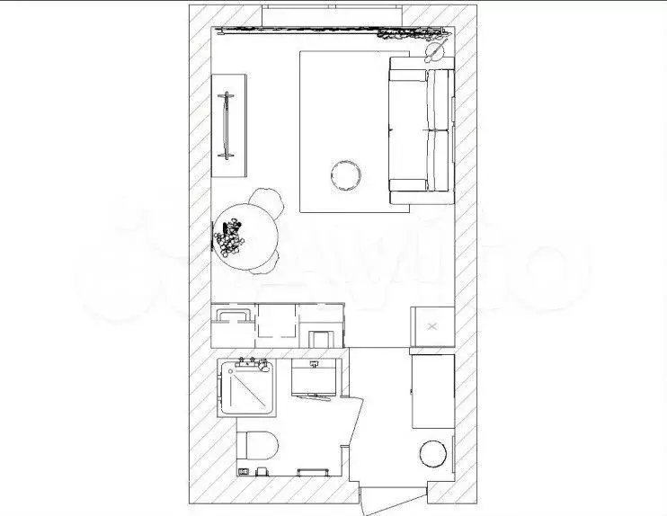 Квартира-студия, 20 м, 12/33 эт. - Фото 1