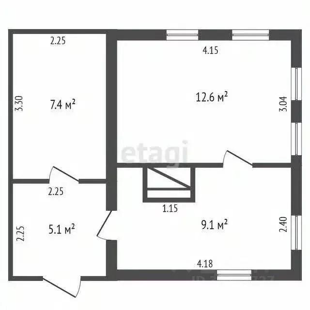 Дом в Тюменская область, Ишим Ишимская ул., 27 (43 м) - Фото 1