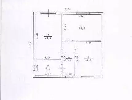 Дом в Симферопольский район, село Трудовое (57.4 м) - Фото 2