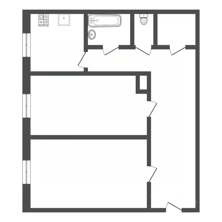 2-к кв. Тульская область, Тула просп. Ленина, 101 (56.4 м) - Фото 0