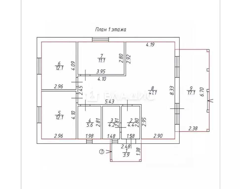 Дом в Калужская область, Жуковский муниципальный округ, Чубарово ... - Фото 2