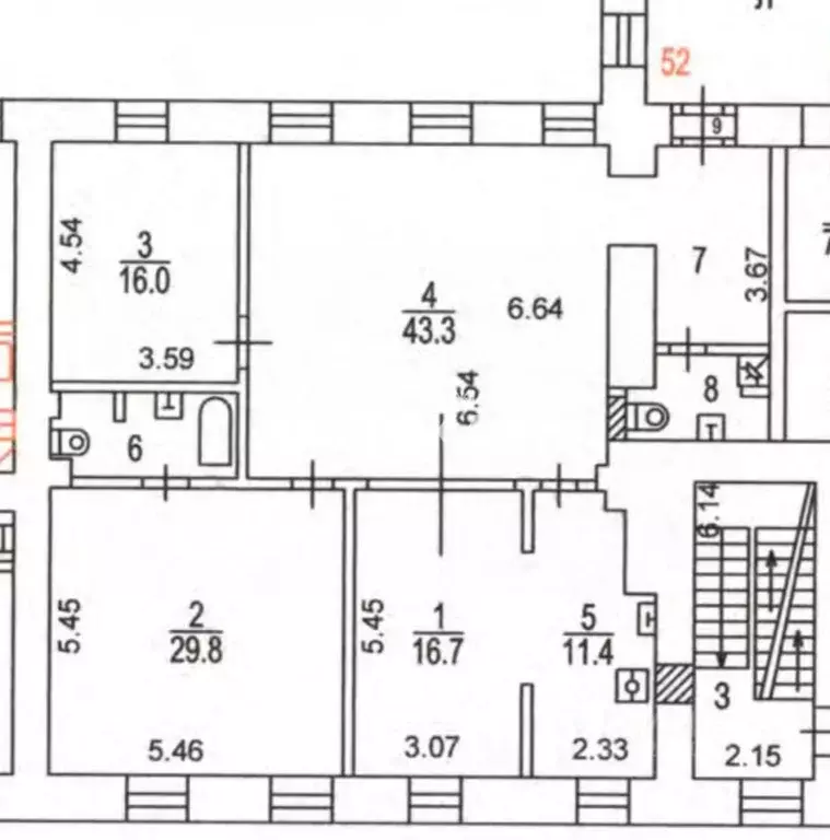 Офис в Москва Страстной бул., 4С3 (136 м) - Фото 1