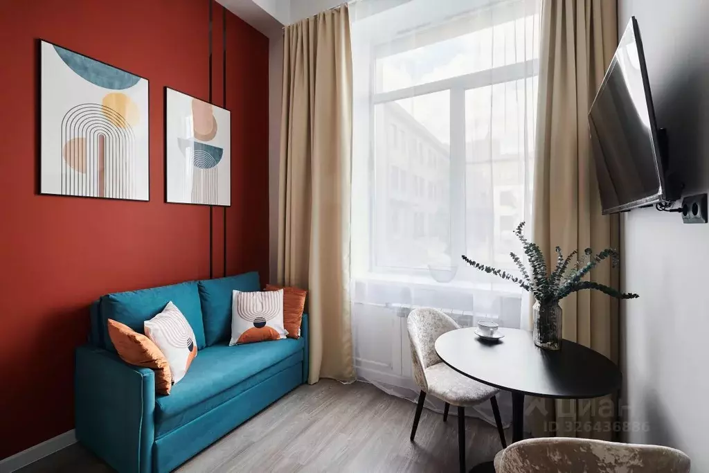 Студия Москва Грайвороновская ул., 4 (24.0 м) - Фото 1