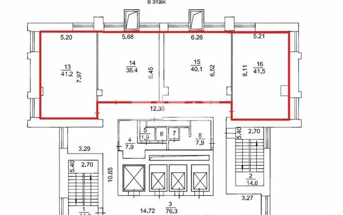 Офис в Новосибирская область, Новосибирск просп. Димитрова, 16 (170 м) - Фото 2