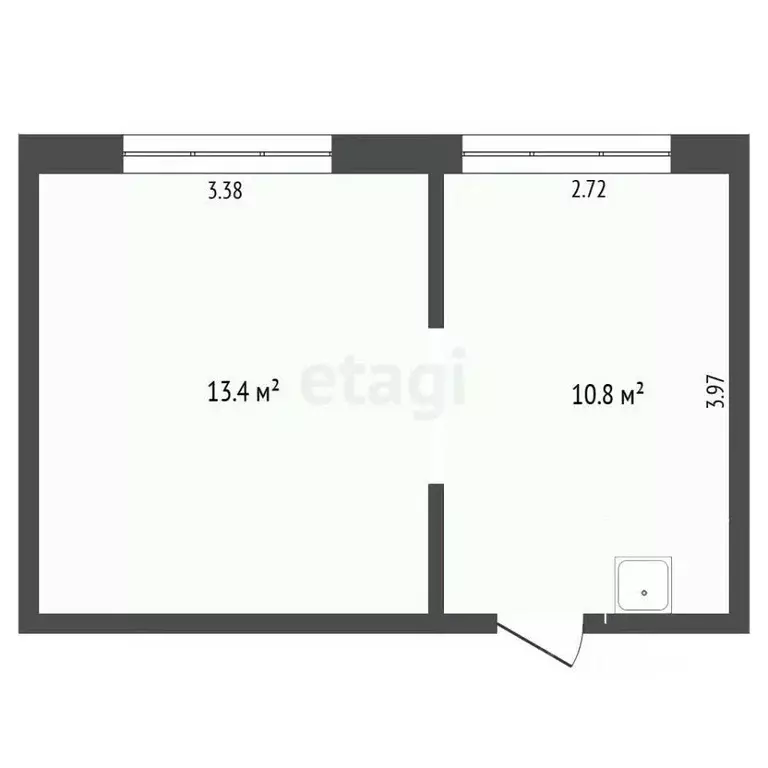 Комната Тюменская область, Тюменский муниципальный округ, Винзили рп ... - Фото 2