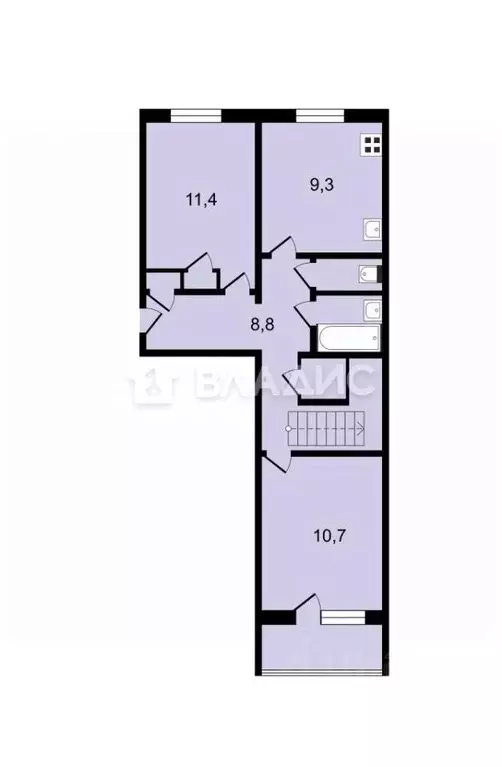 5-к кв. Коми, Сыктывкар Емвальская ул., 21 (100.0 м) - Фото 1