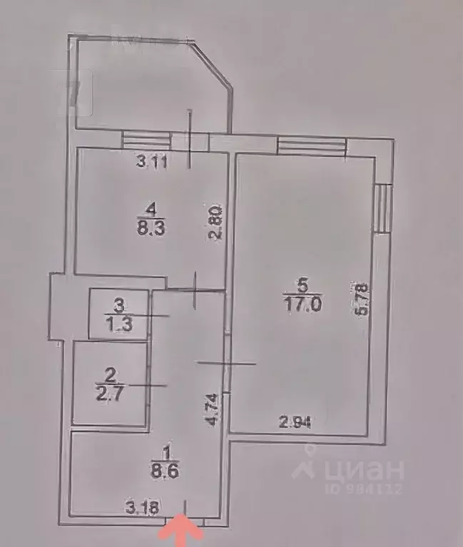 1-к кв. Астраханская область, Астрахань Имени Бабаевского мкр, ул. ... - Фото 2