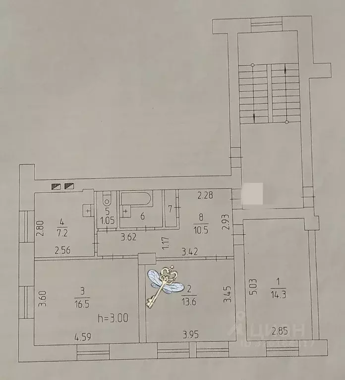Комната Пермский край, Пермь ул. Куйбышева, 159 (13.6 м) - Фото 2