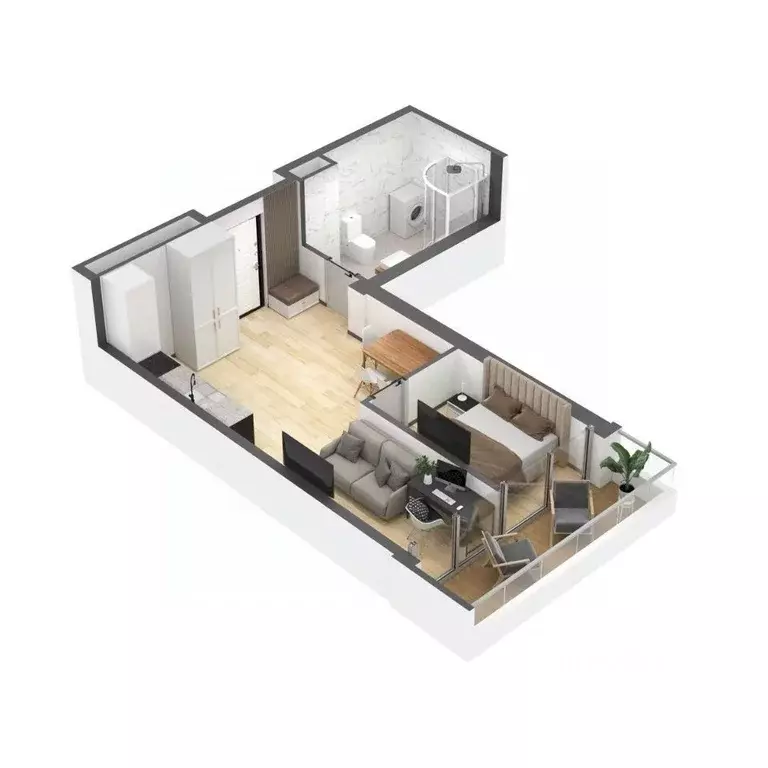 1-к кв. Крым, Ялта муниципальный округ, Кацивели пгт Крымский квартал ... - Фото 1