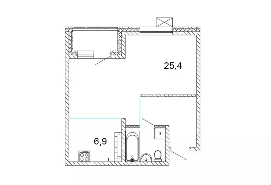 1-к кв. Сахалинская область, Южно-Сахалинск ул. 140-летия города ... - Фото 2