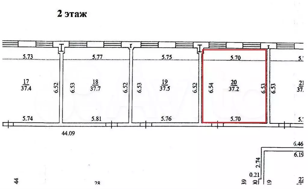 Офис, 37.7 м - Фото 0