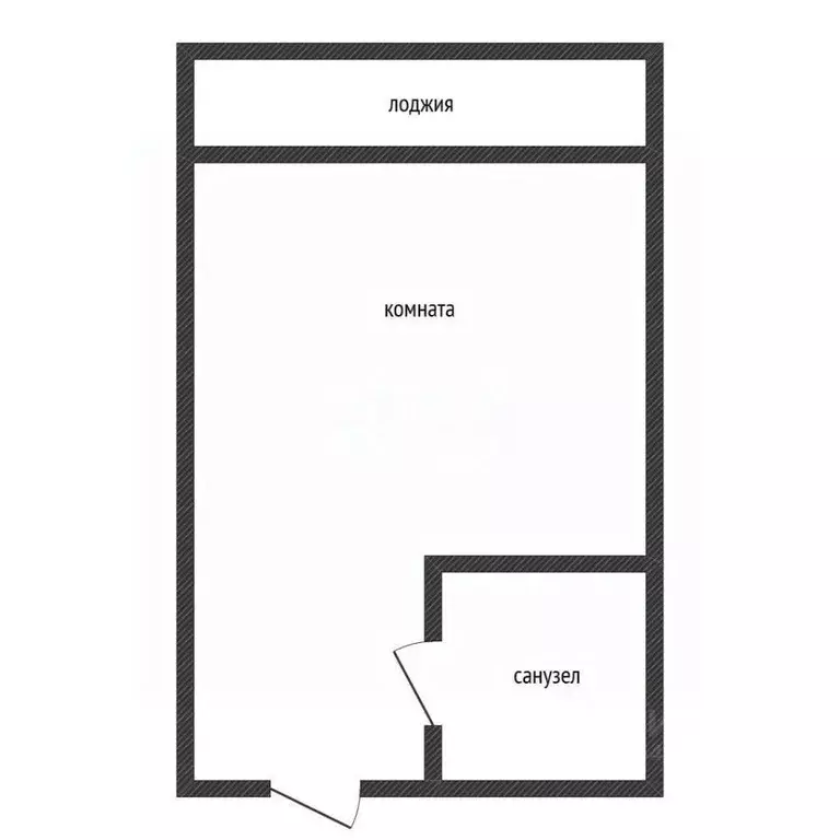 Студия Алтайский край, Бийск Ударная ул., 6/1 (28.3 м) - Фото 2