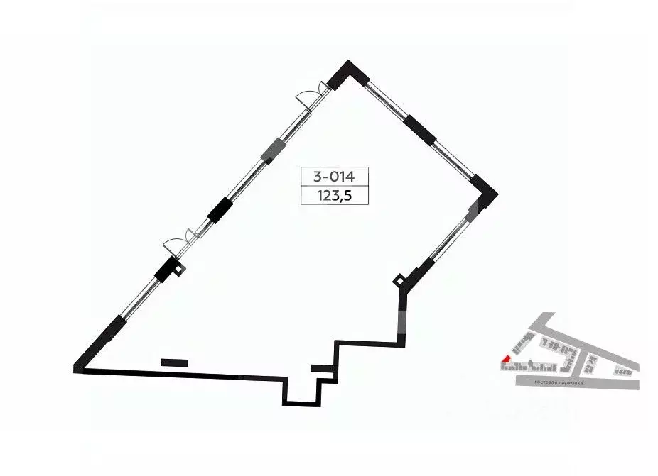 Помещение свободного назначения в Москва Родные кварталы жилой ... - Фото 2
