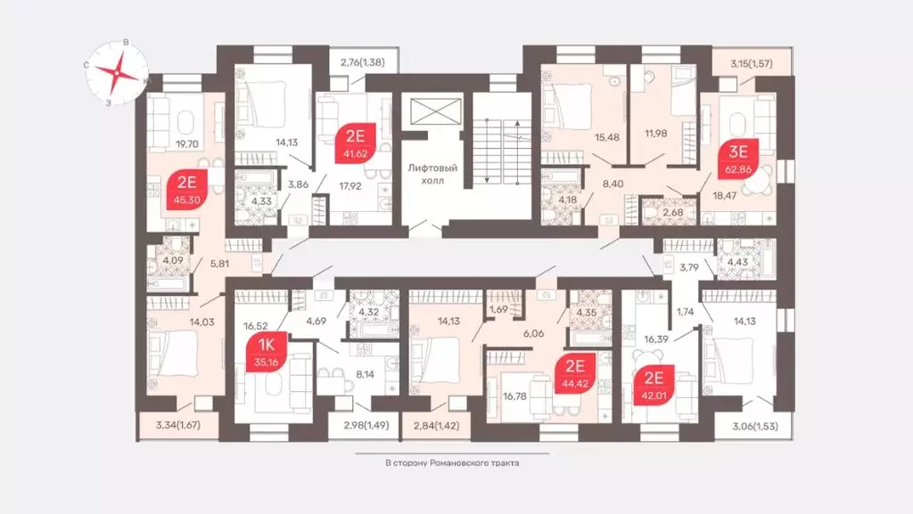 2-к кв. Забайкальский край, Чита Романовский мкр, 32 (63.2 м) - Фото 2