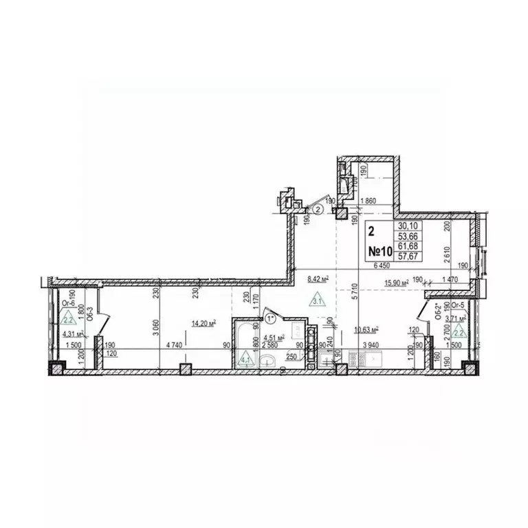 2-к кв. Приморский край, Уссурийск Семь Ветров мкр, Уссури Парк жилой ... - Фото 1