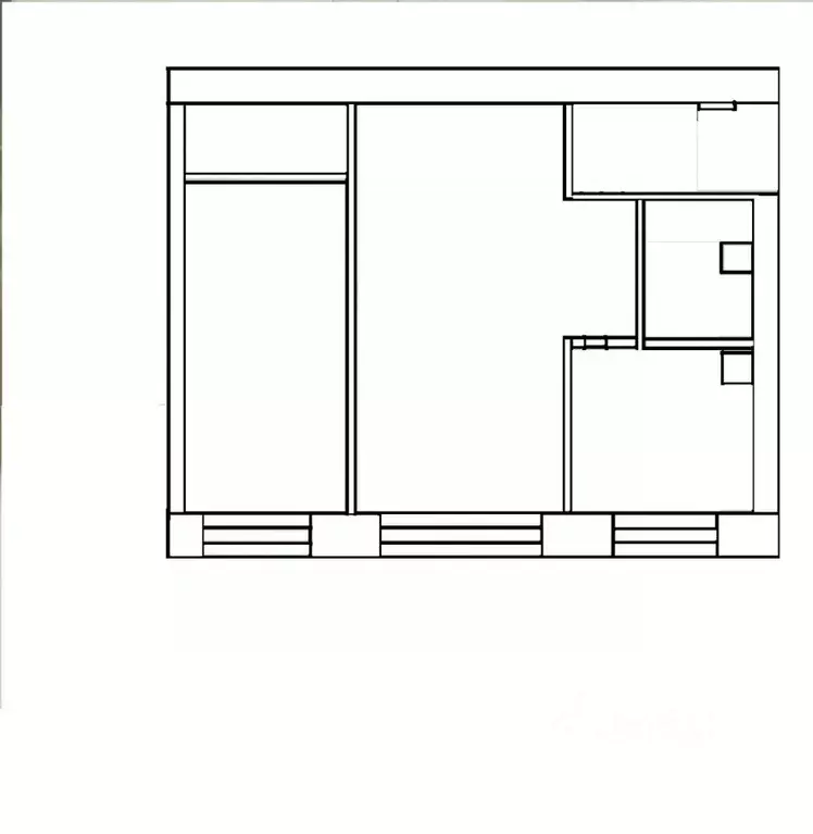 2-к кв. Кемеровская область, Мыски пос. Ключевой, 8-й кв-л, 4 (44.1 м) - Фото 2
