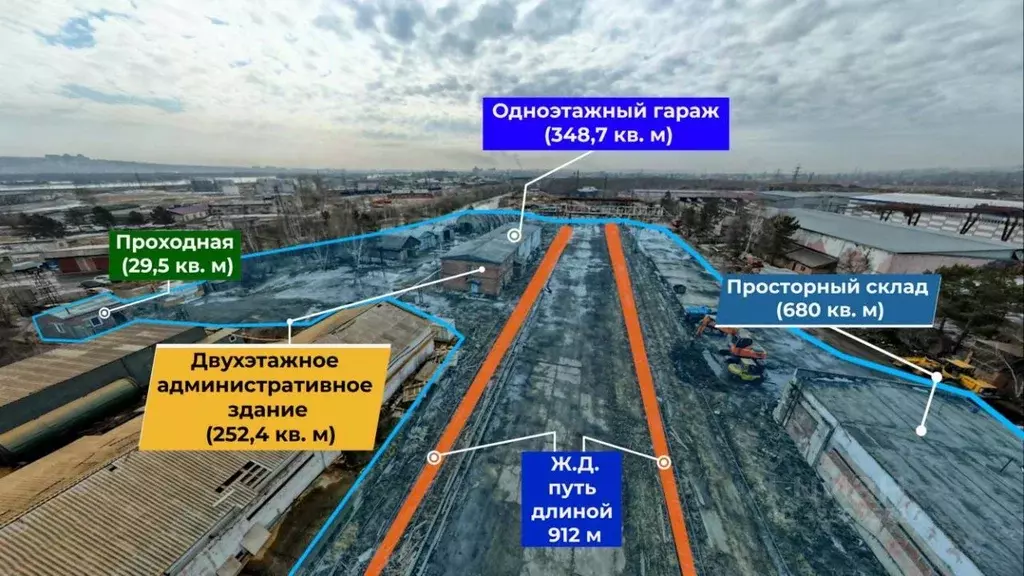 Производственное помещение в Иркутская область, Иркутск Полярная ул., ... - Фото 2