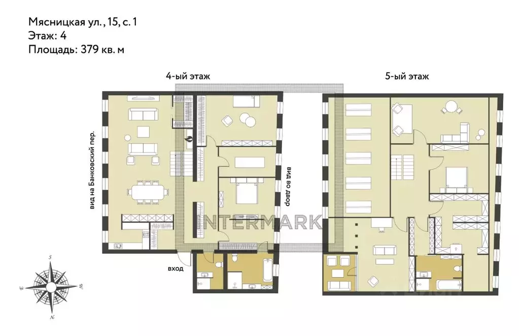 6-к кв. Москва Мясницкая ул., 22С1 (379.0 м) - Фото 2