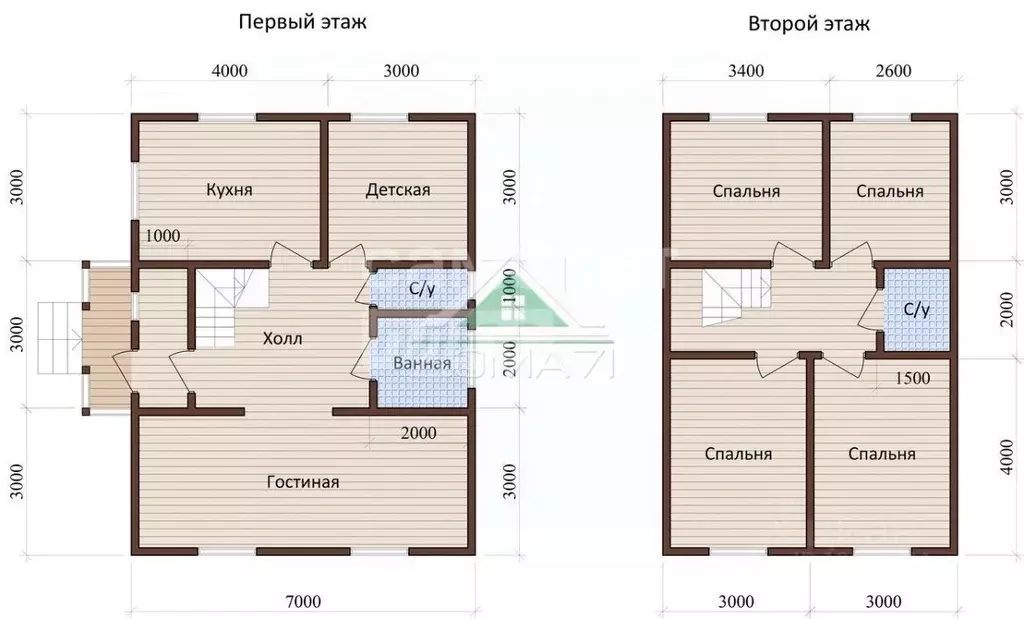 Дом в Томская область, Томский район, с. Калтай Новая ул., 39 (135 м) - Фото 1