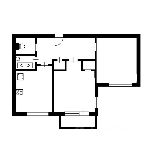 2-к кв. Санкт-Петербург просп. Тореза, 102К5 (42.4 м) - Фото 2