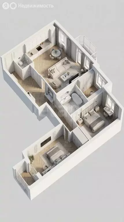 3-комнатная квартира: Ярославль, проспект Ленина, 16к2 (99 м) - Фото 2