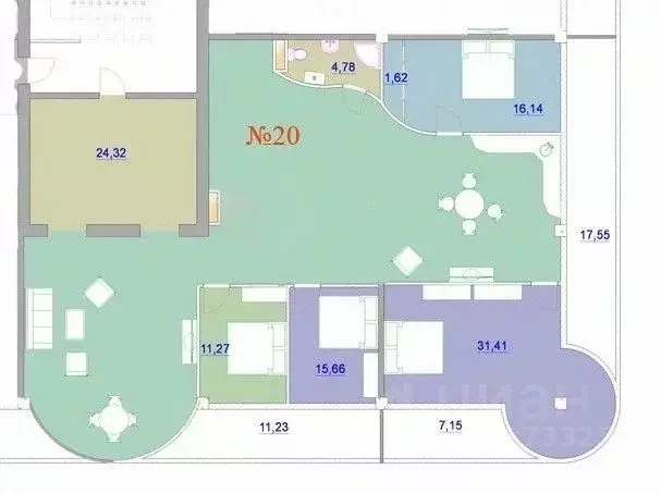 5-к кв. Крым, Ялта ул. Радужная, 2 (216.4 м) - Фото 2