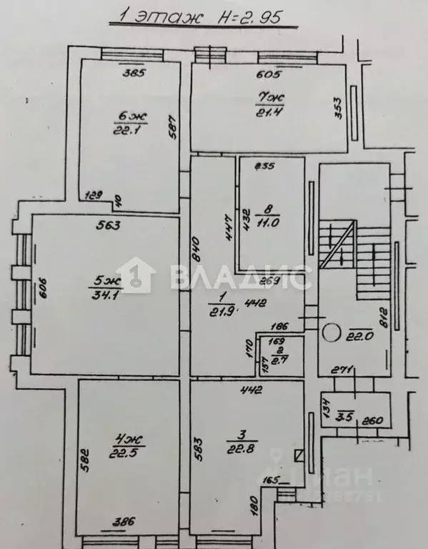 4-к кв. Калининградская область, Калининград Верхнеозерная ул., 2Б ... - Фото 2