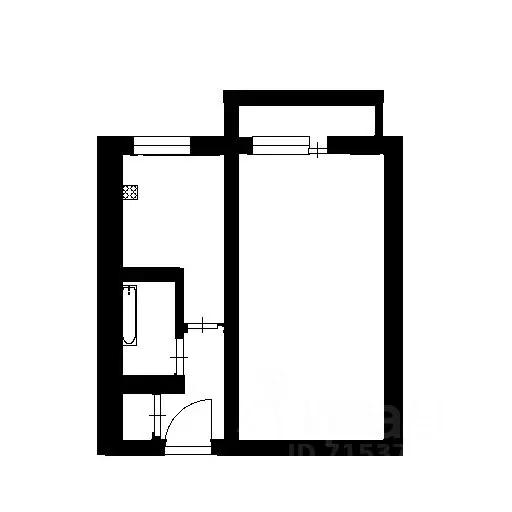 1-к кв. Башкортостан, Уфа Интернациональная ул., 171/1 (33.3 м) - Фото 1