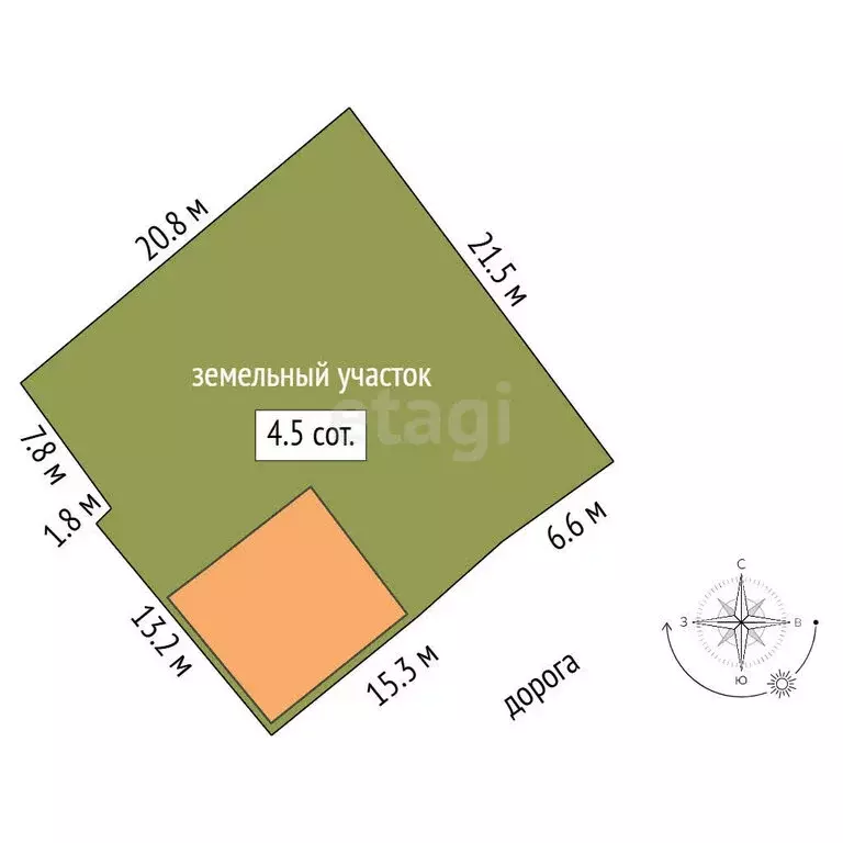 Дом в Ялуторовск, 3-я Западная улица (90 м) - Фото 1