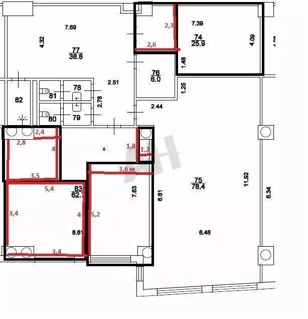 Помещение свободного назначения в Москва проезд Завода Серп и Молот, ... - Фото 2