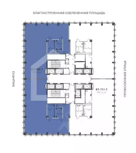 Помещение свободного назначения в Москва Старокалужское ш., 64АС2 (577 ... - Фото 2