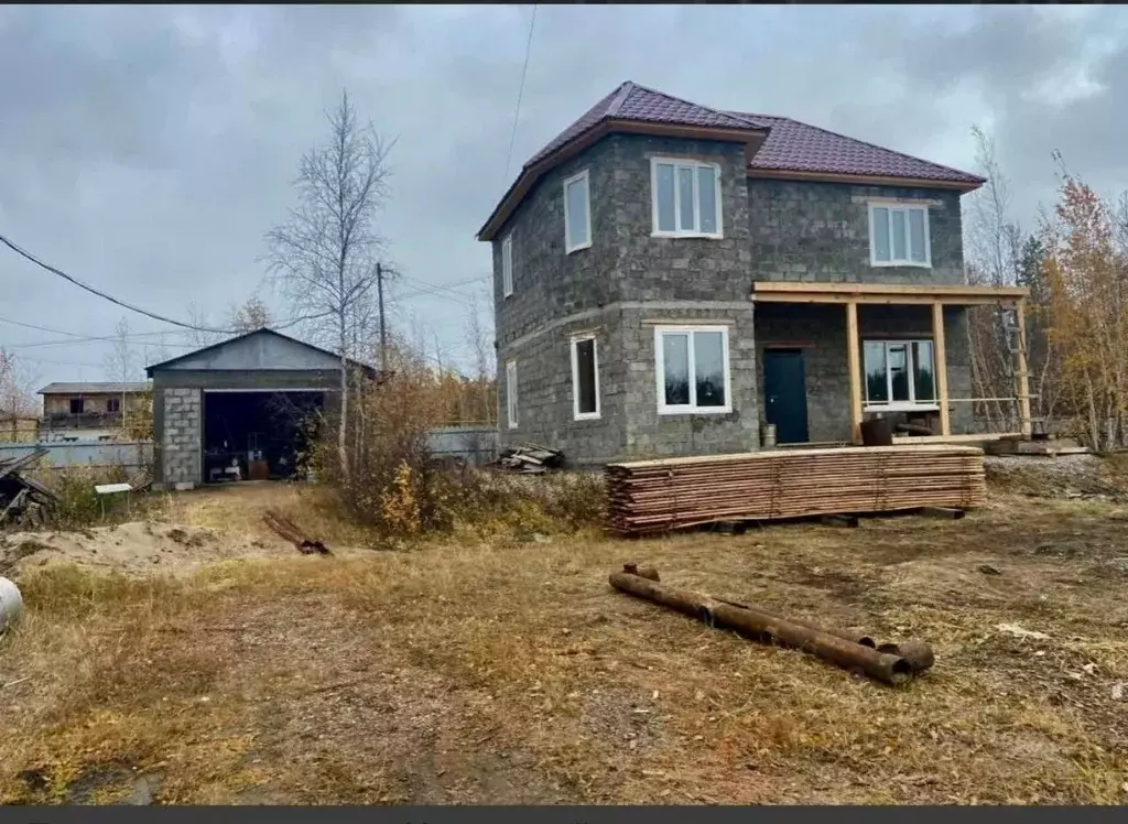 Дом в Саха (Якутия), Якутск Сергеляхское шоссе, 8-й км (140 м) - Фото 0