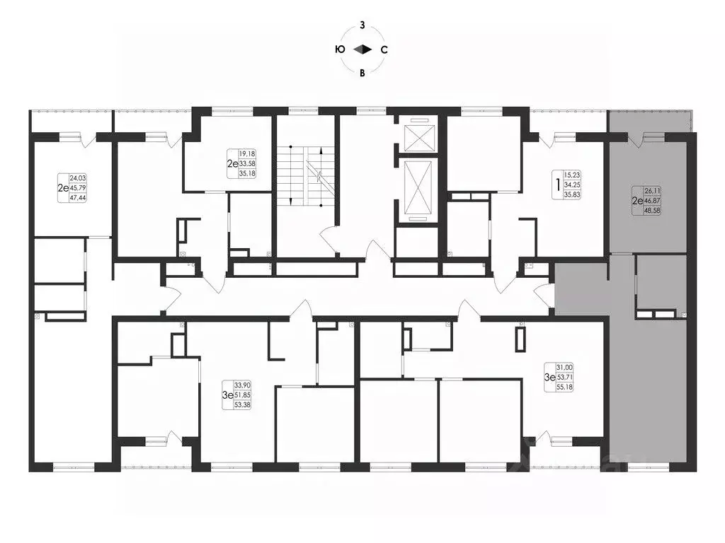 2-к кв. Воронежская область, Воронеж Первое Мая мкр, Май жилой ... - Фото 1