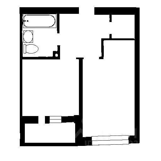 1-к кв. Татарстан, Казань ул. Павлюхина, 128 (38.0 м) - Фото 2