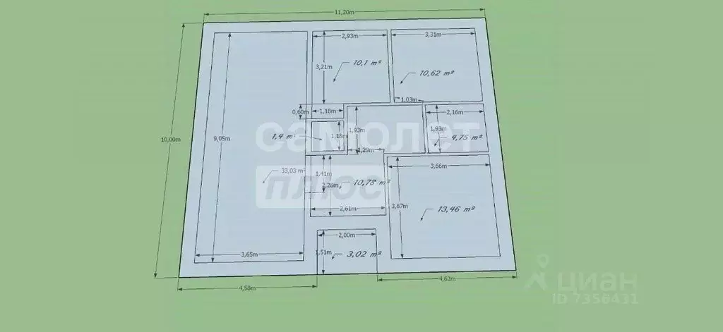Дом, 95 м - Фото 1