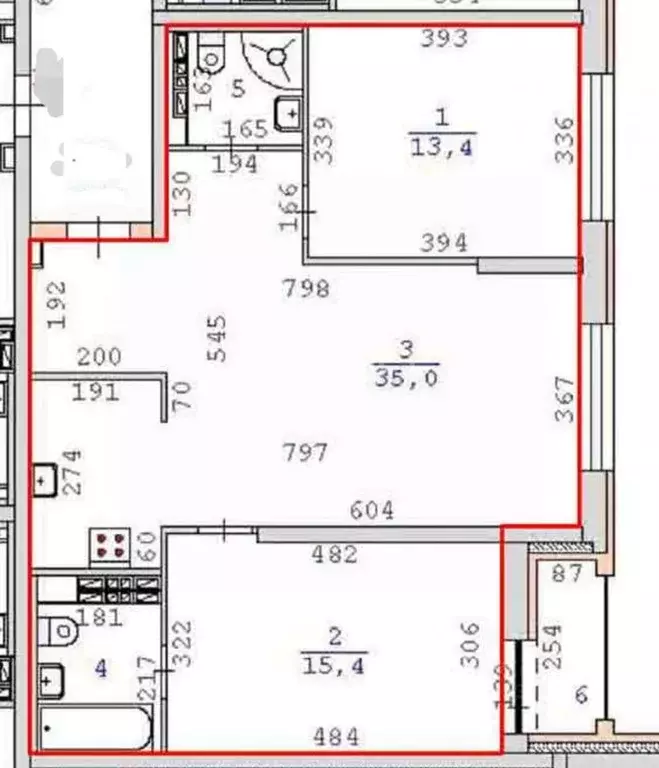 3-к кв. Свердловская область, Екатеринбург ул. Щербакова, 150 (70.6 м) - Фото 2