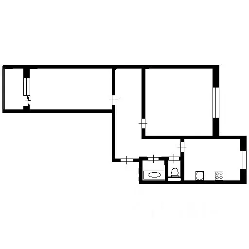 2-к кв. Санкт-Петербург ул. Бурцева, 18 (65.0 м) - Фото 1