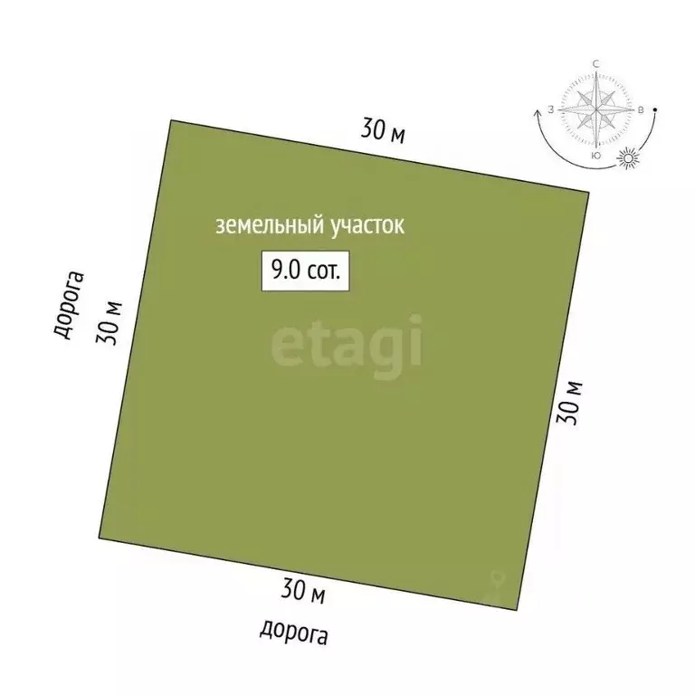 Участок в Башкортостан, Бирск ул. Сабантуйная (8.99 сот.) - Фото 1