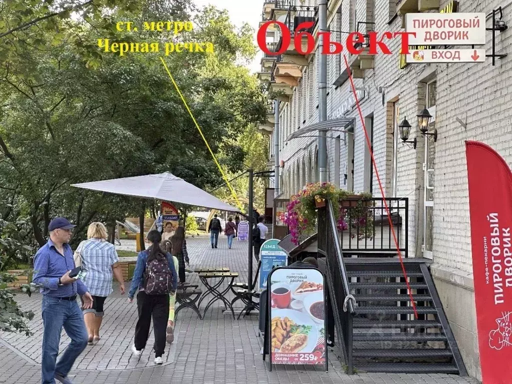 Торговая площадь в Санкт-Петербург наб. Черной речки, 2 (212 м) - Фото 2