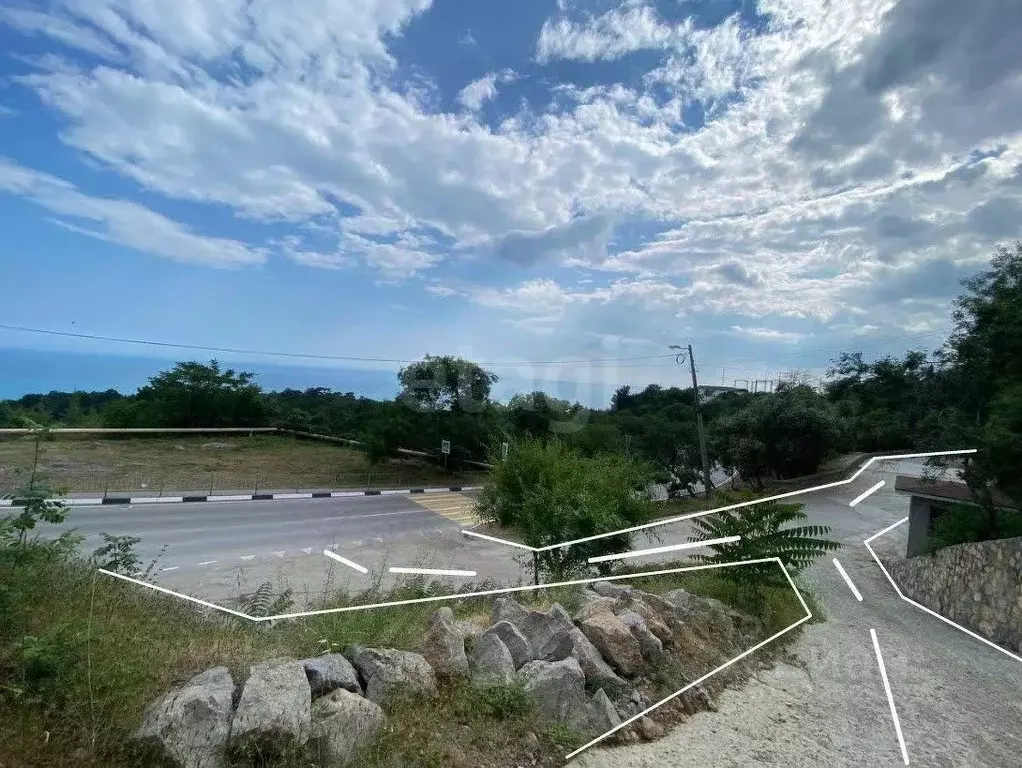 Участок в Крым, Ялта муниципальный округ, Гаспра пгт ш. ... - Фото 1