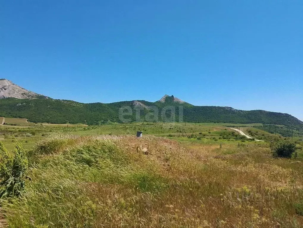 Участок в Крым, Феодосия муниципальный округ, Щебетовка пгт, Коктебель ... - Фото 1