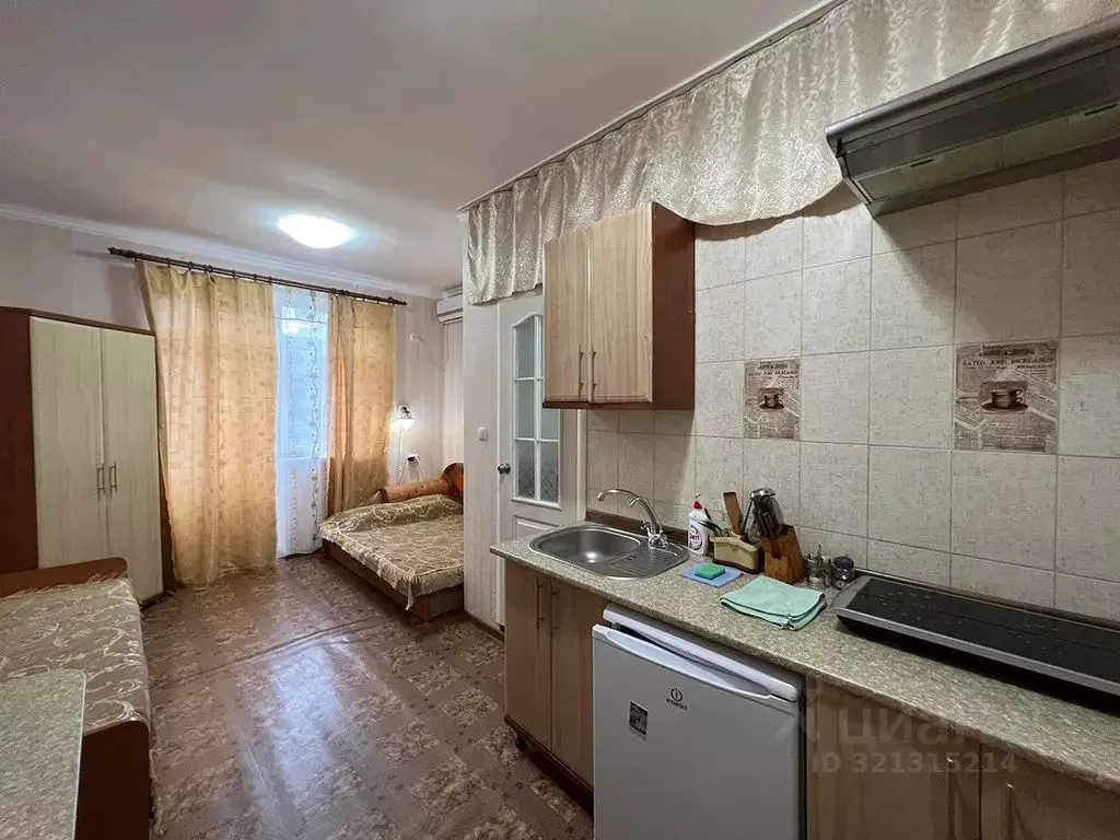 Студия Крым, Феодосия муниципальный округ, Орджоникидзе пгт ул. ... - Фото 0